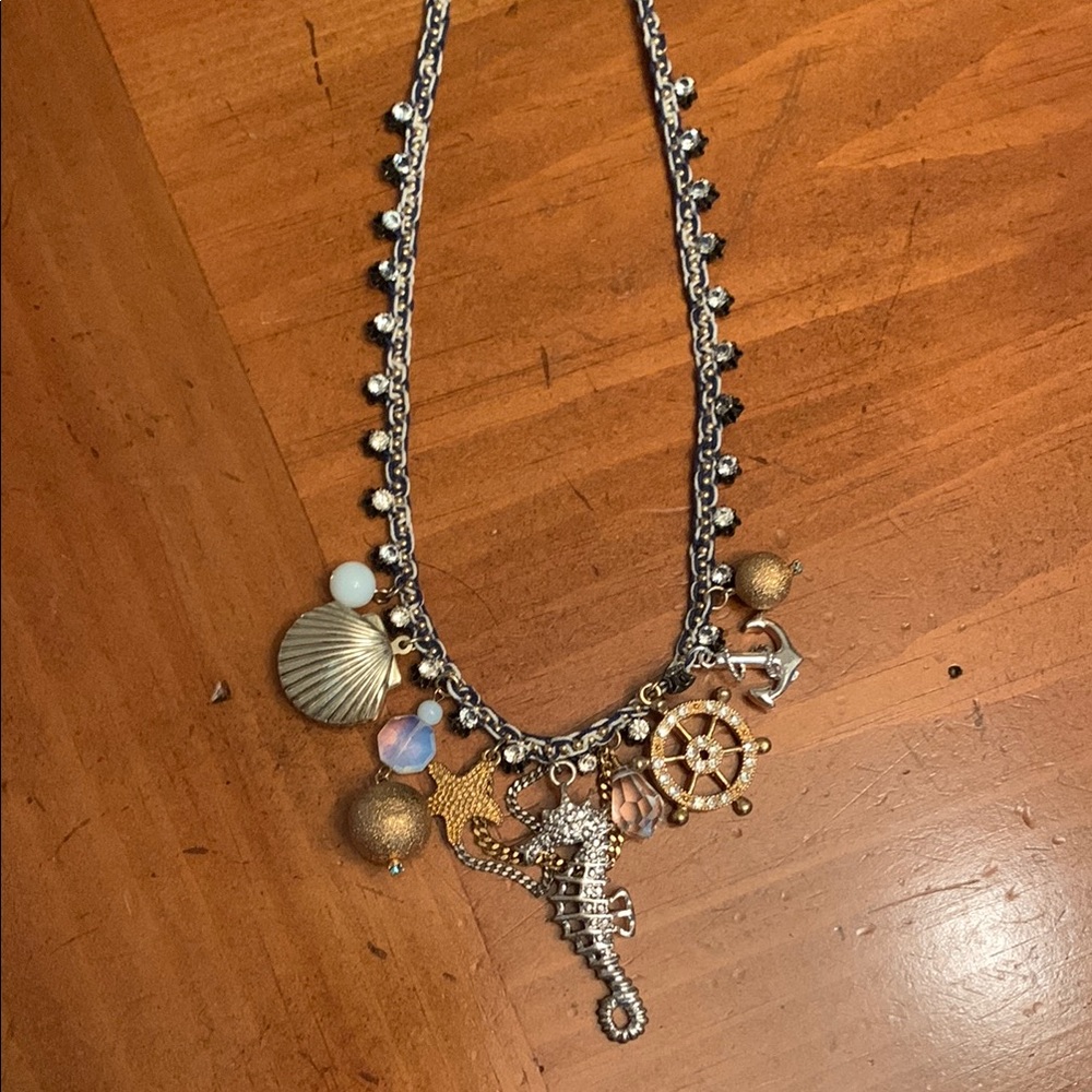 Betsey Johnson Nautical Charm Necklace